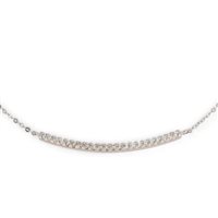 Collier Dilvdò Femme in Argent Zircone CLPLBB